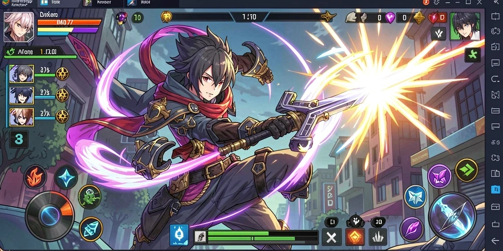 wak89 - Screenshot dari gameplay yang menunjukkan aksi seru.